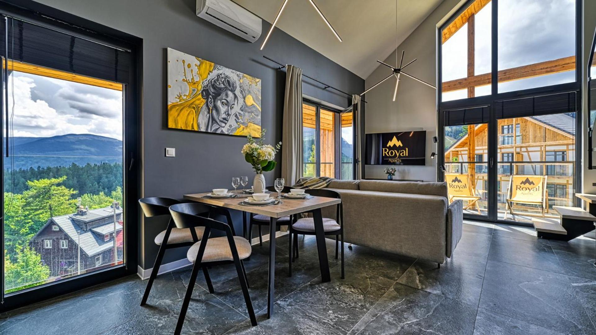 Orlik Vip Residence - Apartament Dwupoziomowy Sniezka Skyline Z Prywatna Sauna Karpacz Eksteriør bilde