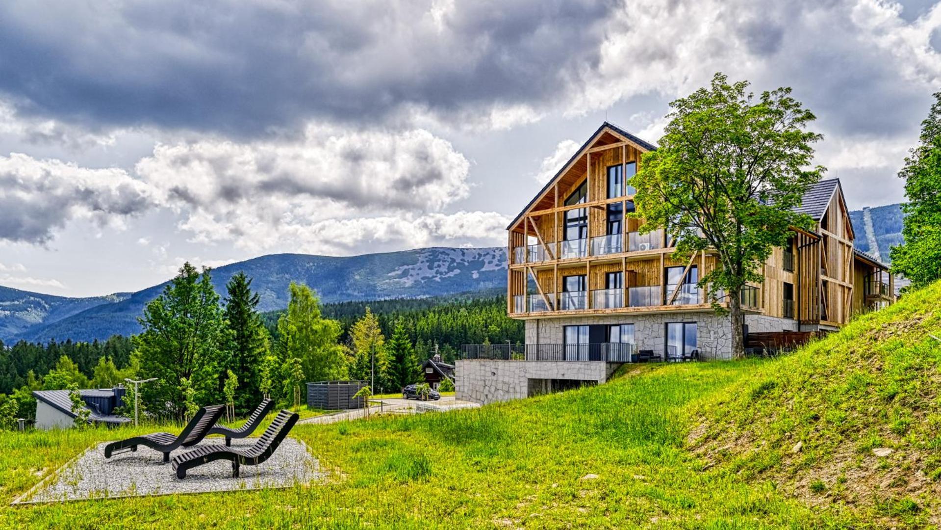 Orlik Vip Residence - Apartament Dwupoziomowy Sniezka Skyline Z Prywatna Sauna Karpacz Eksteriør bilde